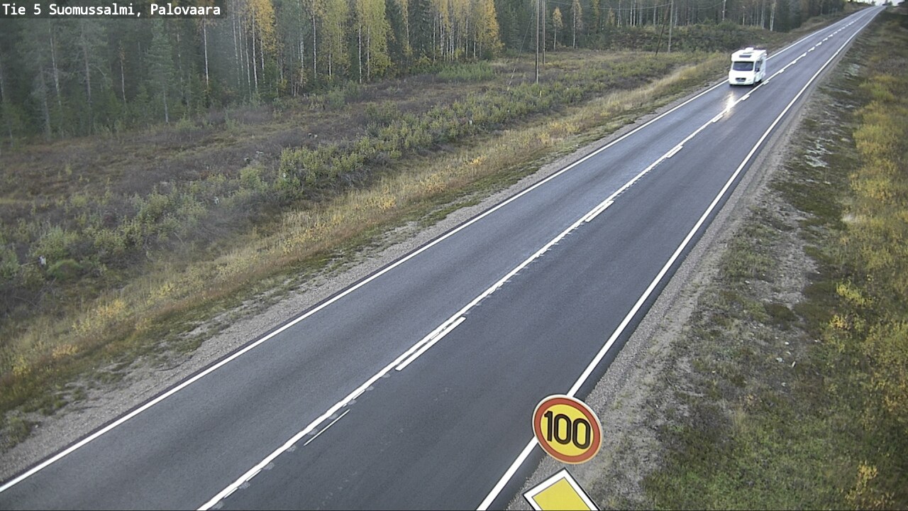 Kelikamerat Kuva Tie 5 Suomussalmi, Palovaara, Suomussalmi, Kainuu