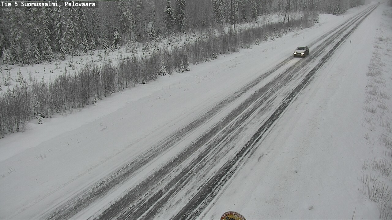 Weather Camera Image Road 5 Suomussalmi, Palovaara, Suomussalmi, Kainuu