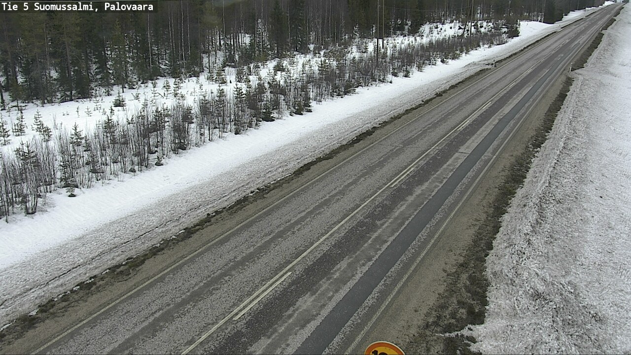 Weather Camera Image Road 5 Suomussalmi, Palovaara, Suomussalmi, Kainuu