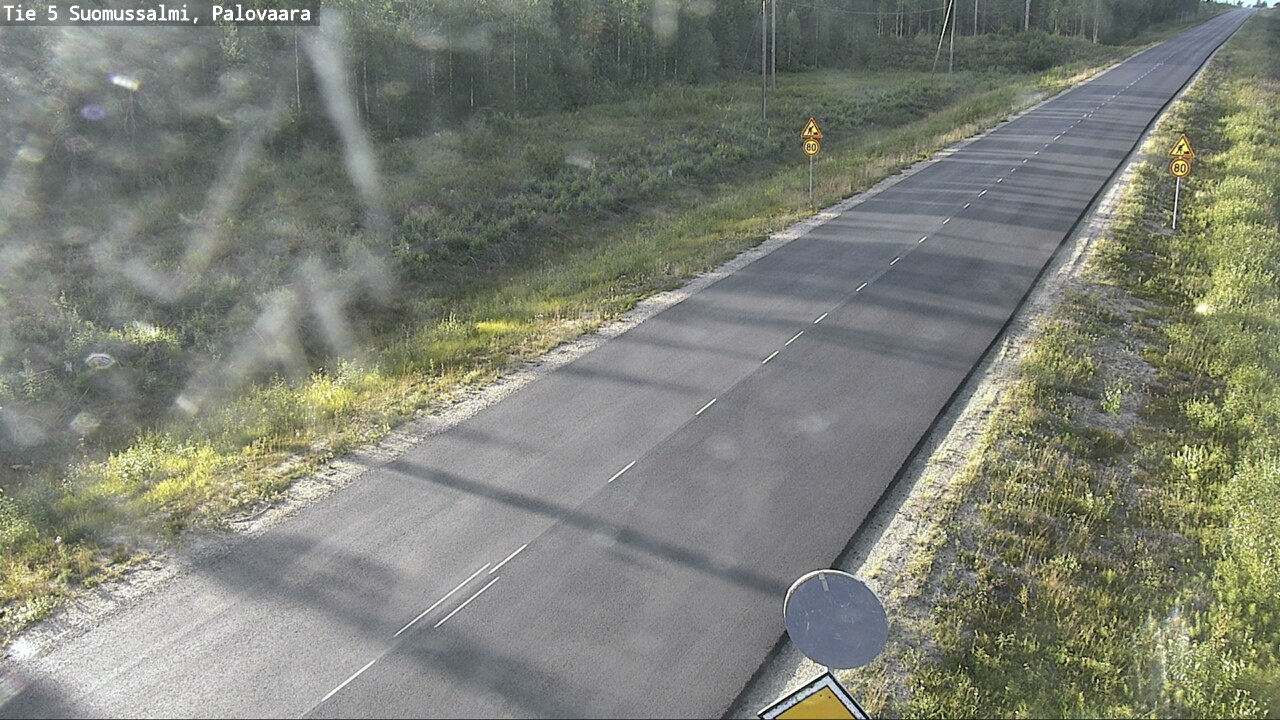 Kelikamerat Kuva Tie 5 Suomussalmi, Palovaara, Suomussalmi, Kainuu