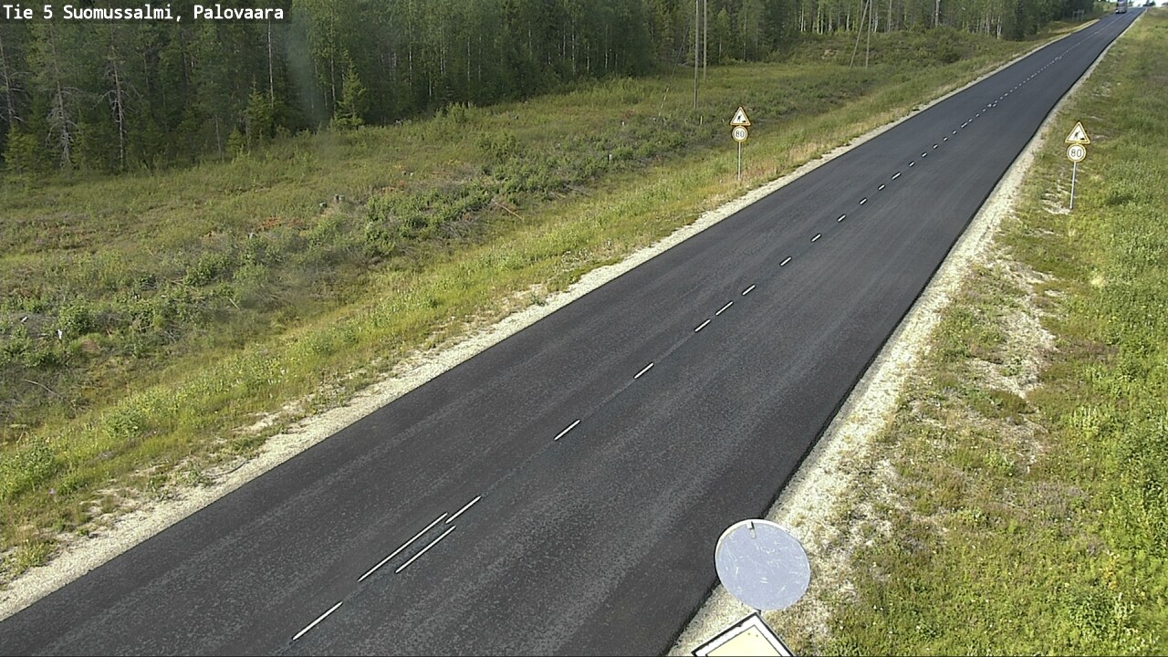 Kelikamerat Kuva Tie 5 Suomussalmi, Palovaara, Suomussalmi, Kainuu