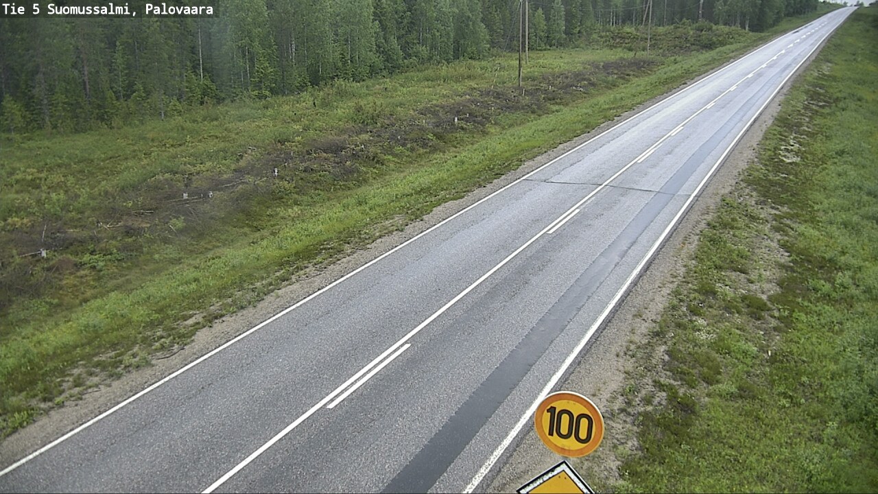 Kelikamerat Kuva Tie 5 Suomussalmi, Palovaara, Suomussalmi, Kainuu