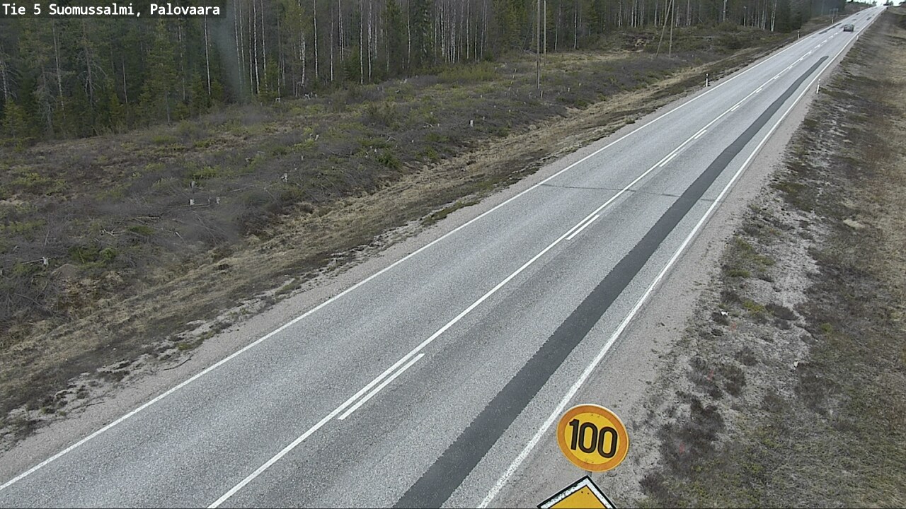Weather Camera Image Road 5 Suomussalmi, Palovaara, Suomussalmi, Kainuu