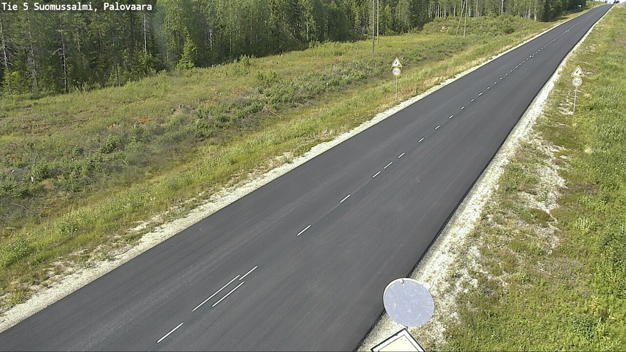 Kelikamerat Kuva Tie 5 Suomussalmi, Palovaara, Suomussalmi, Kainuu