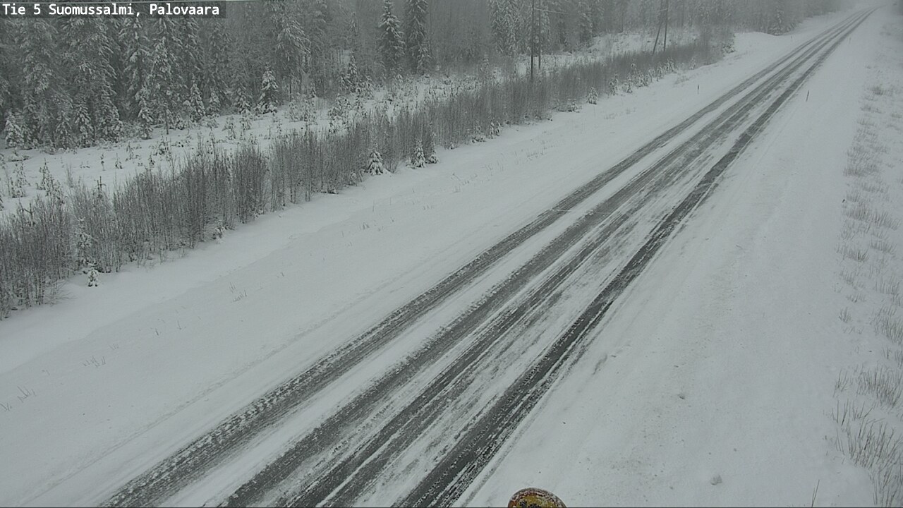 Weather Camera Image Road 5 Suomussalmi, Palovaara, Suomussalmi, Kainuu