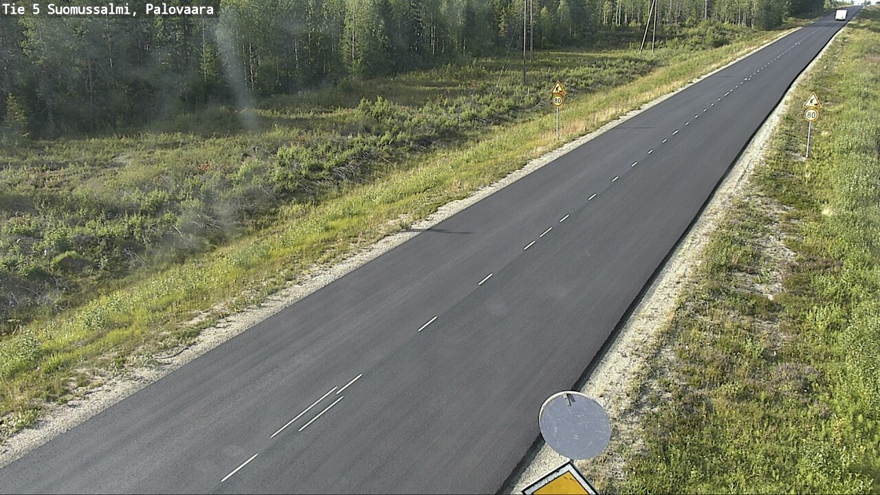 Kelikamerat Kuva Tie 5 Suomussalmi, Palovaara, Suomussalmi, Kainuu