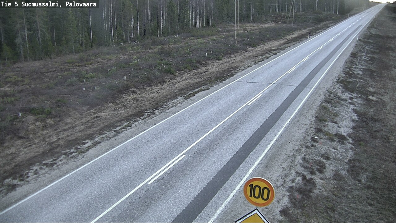Kelikamerat Kuva Tie 5 Suomussalmi, Palovaara, Suomussalmi, Kainuu