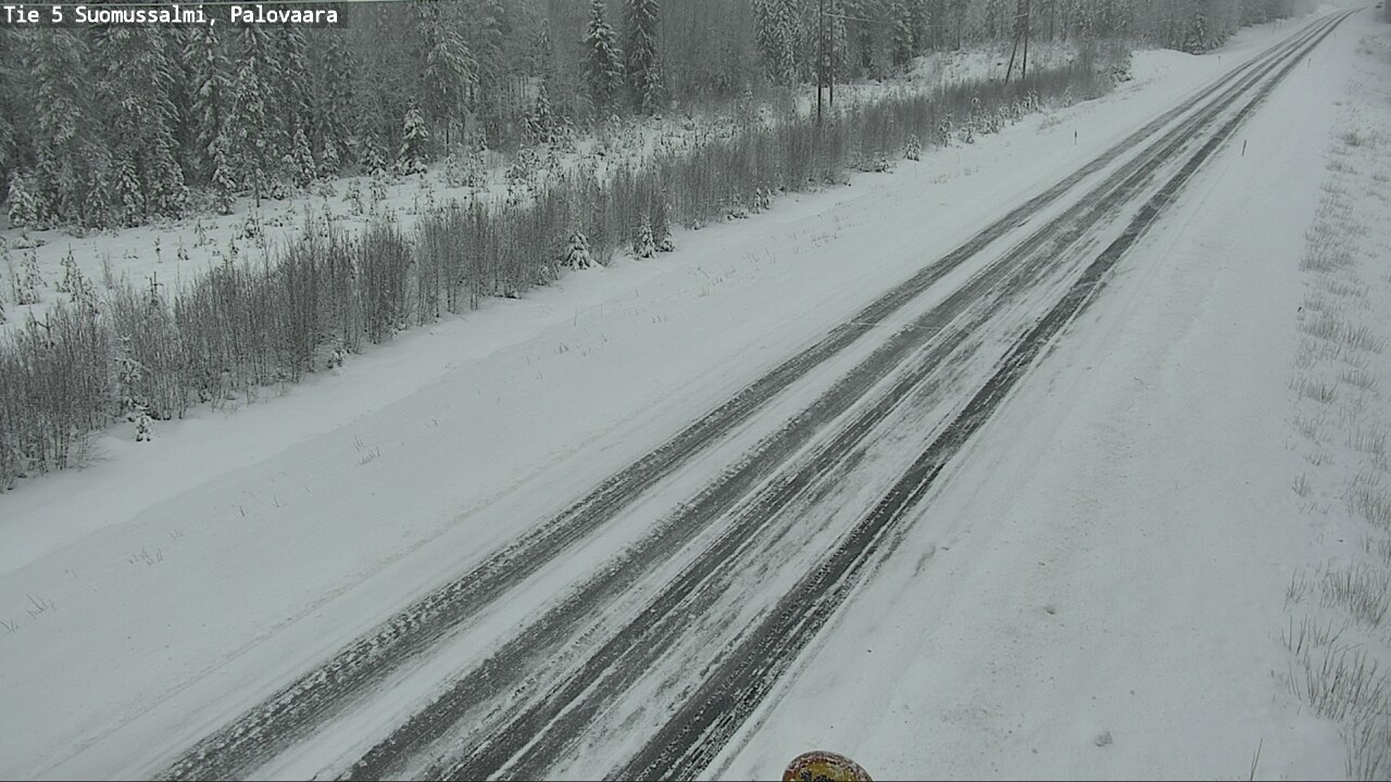 Weather Camera Image Road 5 Suomussalmi, Palovaara, Suomussalmi, Kainuu