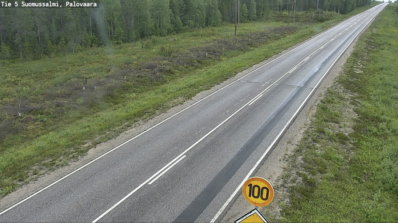 Kelikamerat Kuva Tie 5 Suomussalmi, Palovaara, Suomussalmi, Kainuu