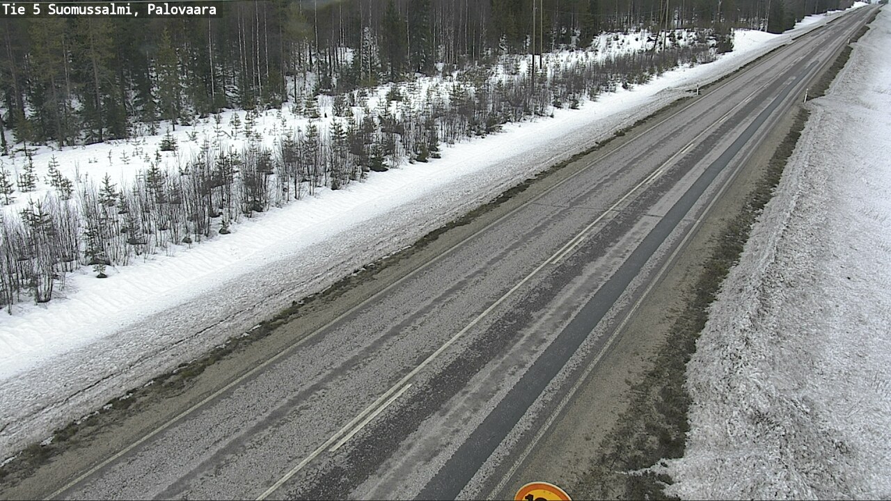 Weather Camera Image Road 5 Suomussalmi, Palovaara, Suomussalmi, Kainuu