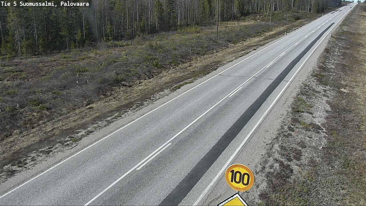 Kelikamerat Kuva Tie 5 Suomussalmi, Palovaara, Suomussalmi, Kainuu