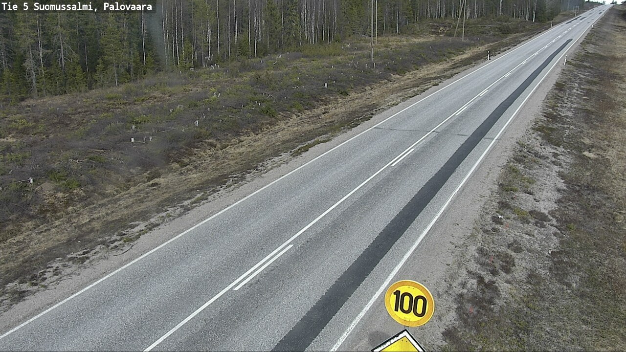 Kelikamerat Kuva Tie 5 Suomussalmi, Palovaara, Suomussalmi, Kainuu