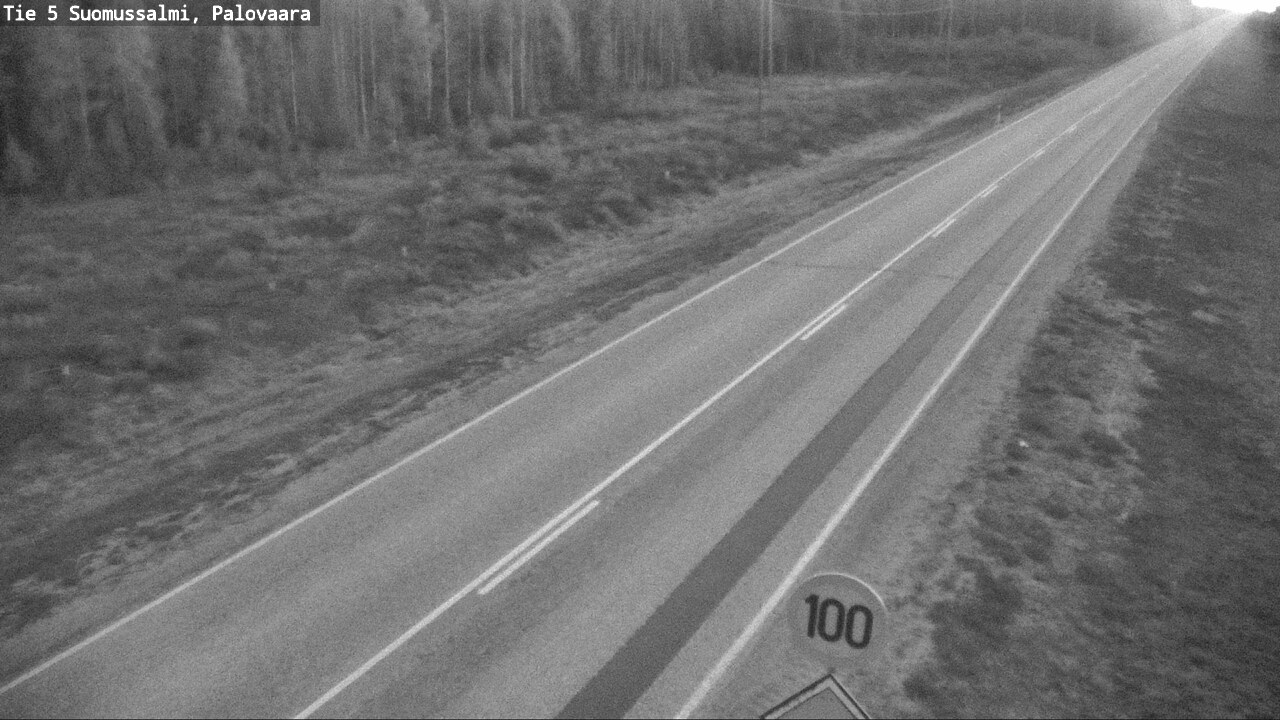 Kelikamerat Kuva Tie 5 Suomussalmi, Palovaara, Suomussalmi, Kainuu
