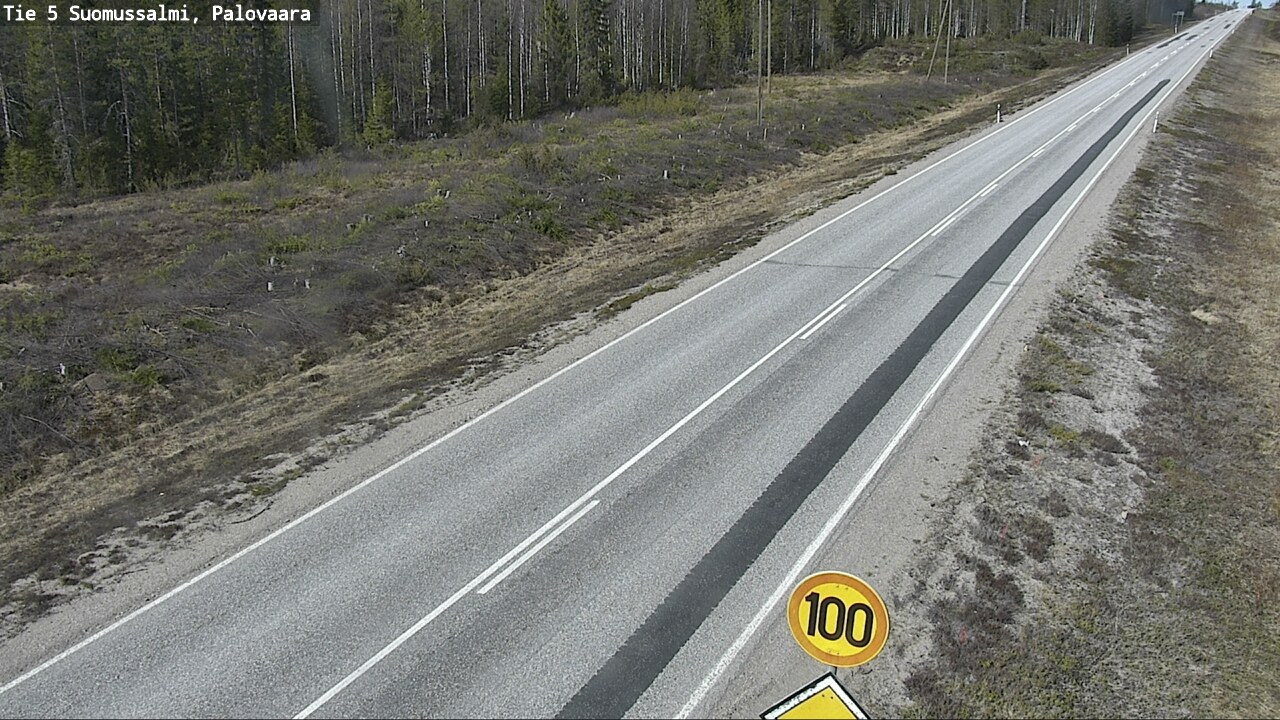 Kelikamerat Kuva Tie 5 Suomussalmi, Palovaara, Suomussalmi, Kainuu