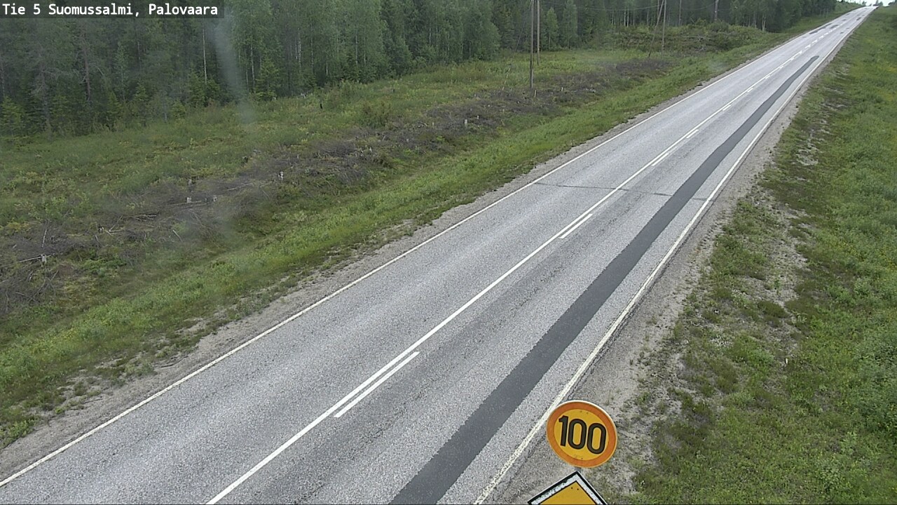 Weather Camera Image Road 5 Suomussalmi, Palovaara, Suomussalmi, Kainuu