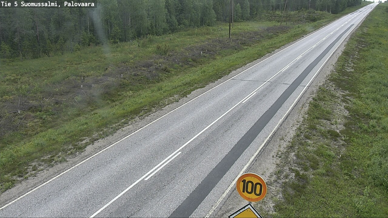 Kelikamerat Kuva Tie 5 Suomussalmi, Palovaara, Suomussalmi, Kainuu