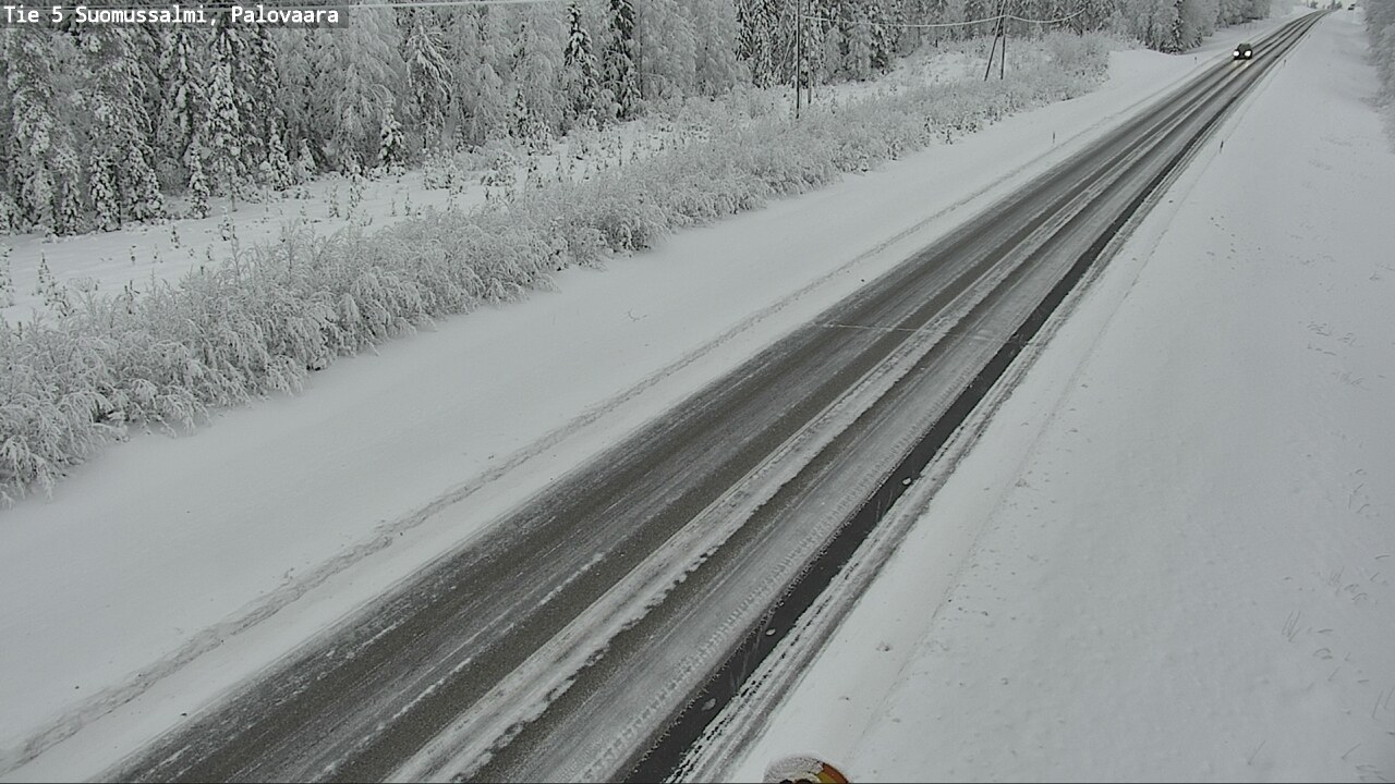 Kelikamerat Kuva Tie 5 Suomussalmi, Palovaara, Suomussalmi, Kainuu