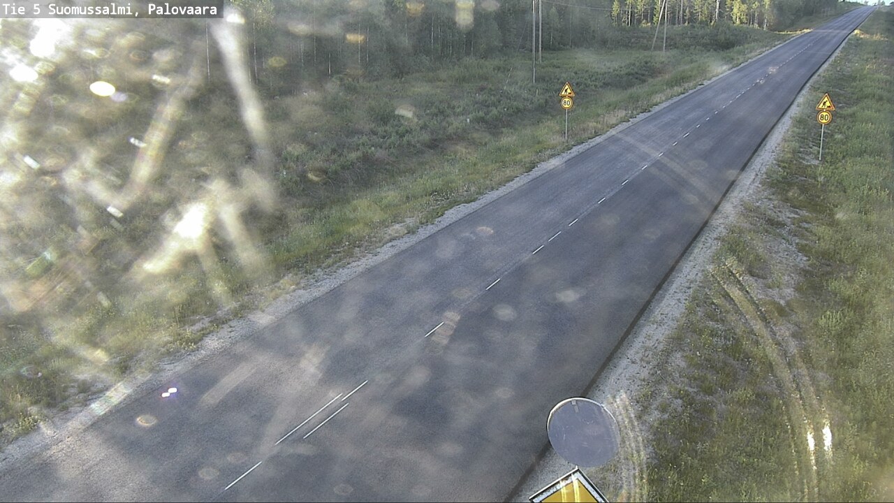 Kelikamerat Kuva Tie 5 Suomussalmi, Palovaara, Suomussalmi, Kainuu