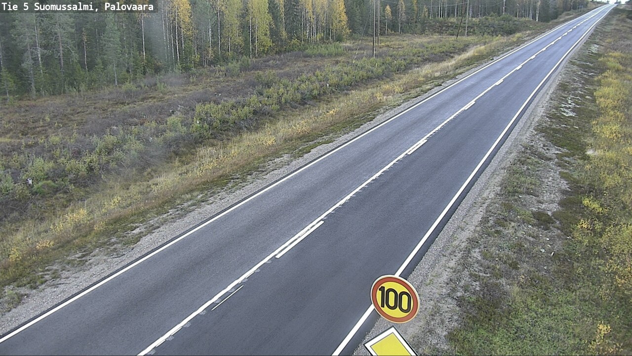 Kelikamerat Kuva Tie 5 Suomussalmi, Palovaara, Suomussalmi, Kainuu