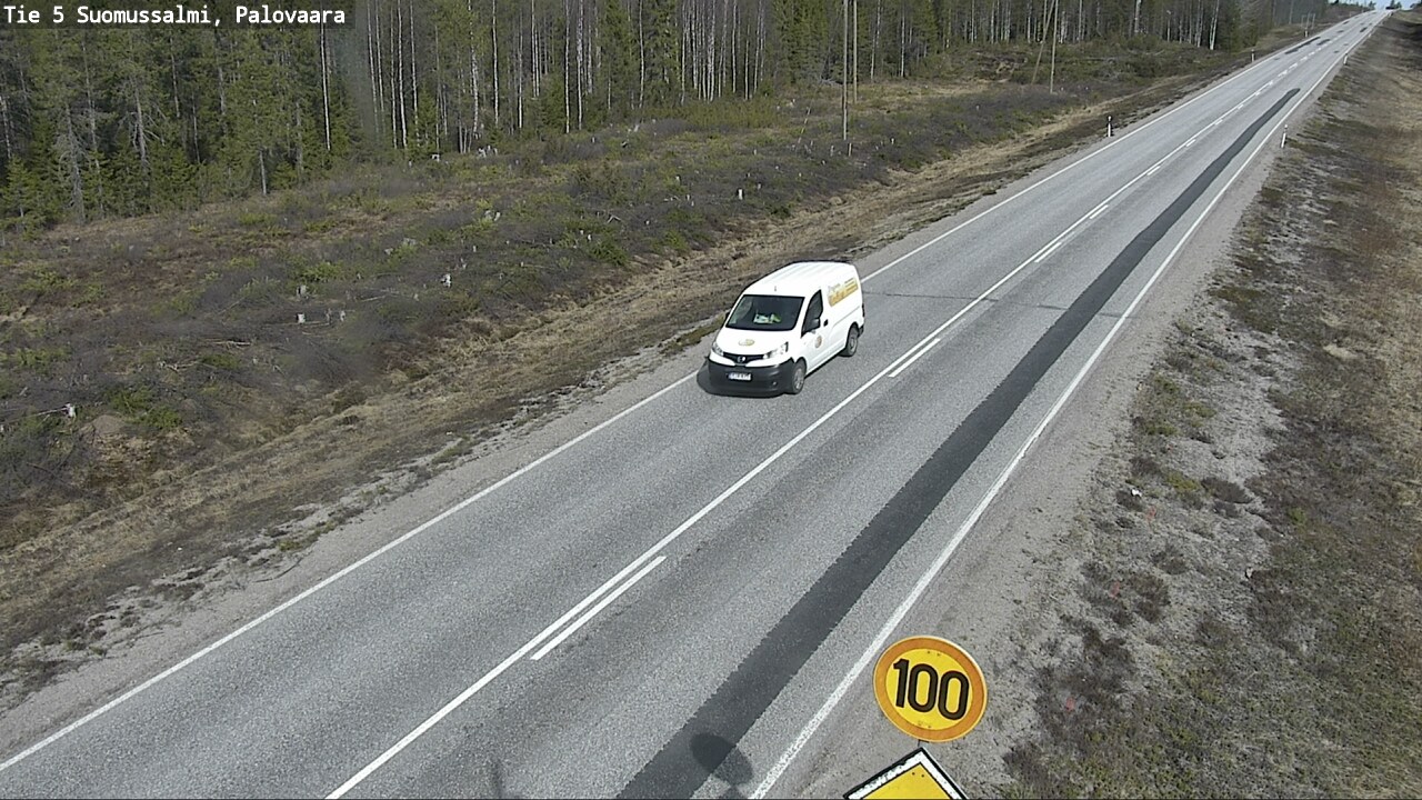 Kelikamerat Kuva Tie 5 Suomussalmi, Palovaara, Suomussalmi, Kainuu