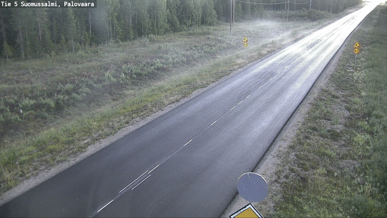 Kelikamerat Kuva Tie 5 Suomussalmi, Palovaara, Suomussalmi, Kainuu