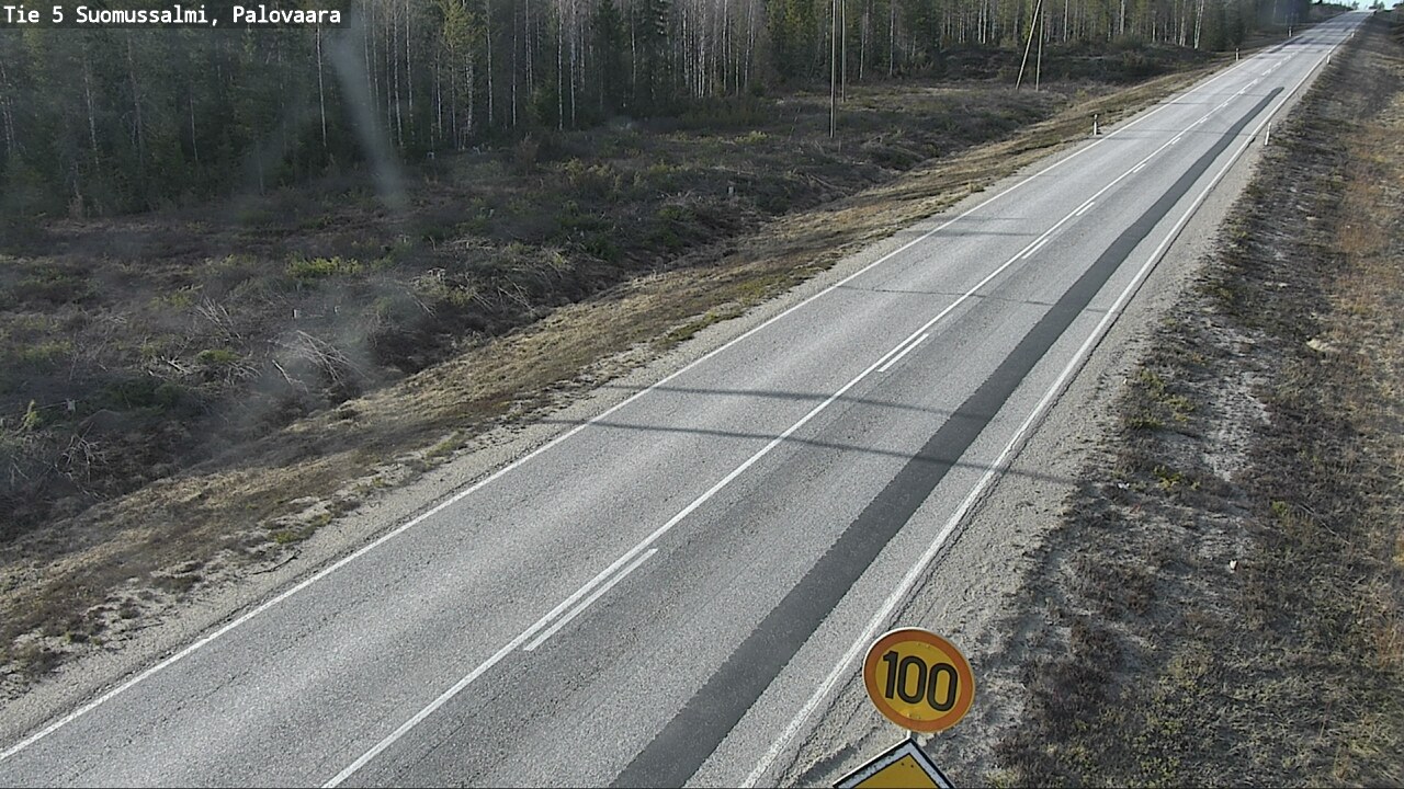 Kelikamerat Kuva Tie 5 Suomussalmi, Palovaara, Suomussalmi, Kainuu