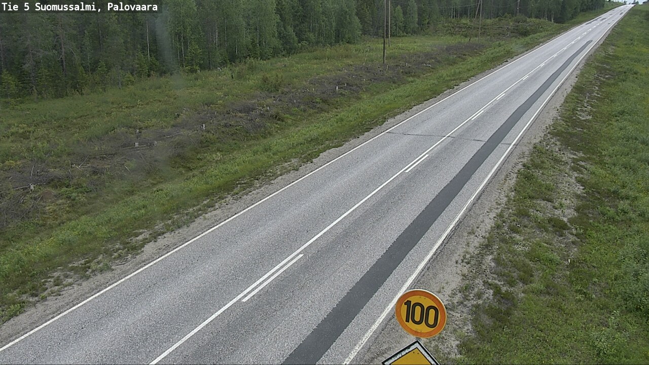 Kelikamerat Kuva Tie 5 Suomussalmi, Palovaara, Suomussalmi, Kainuu