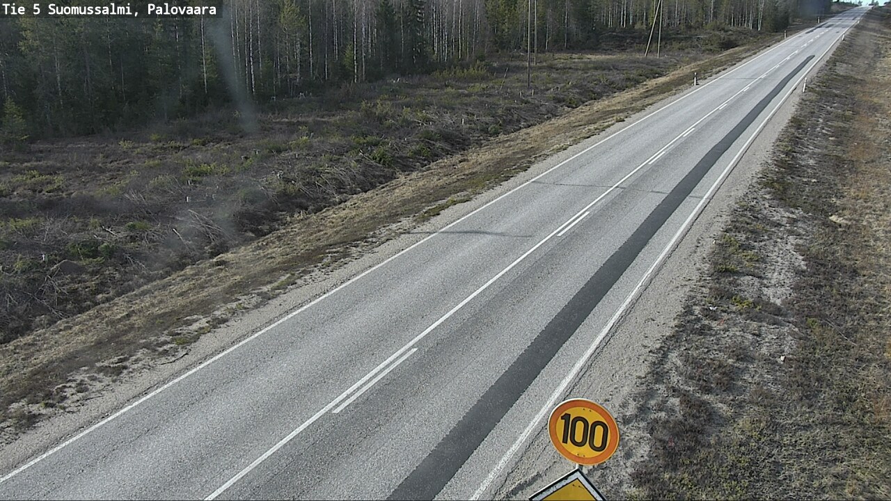Kelikamerat Kuva Tie 5 Suomussalmi, Palovaara, Suomussalmi, Kainuu