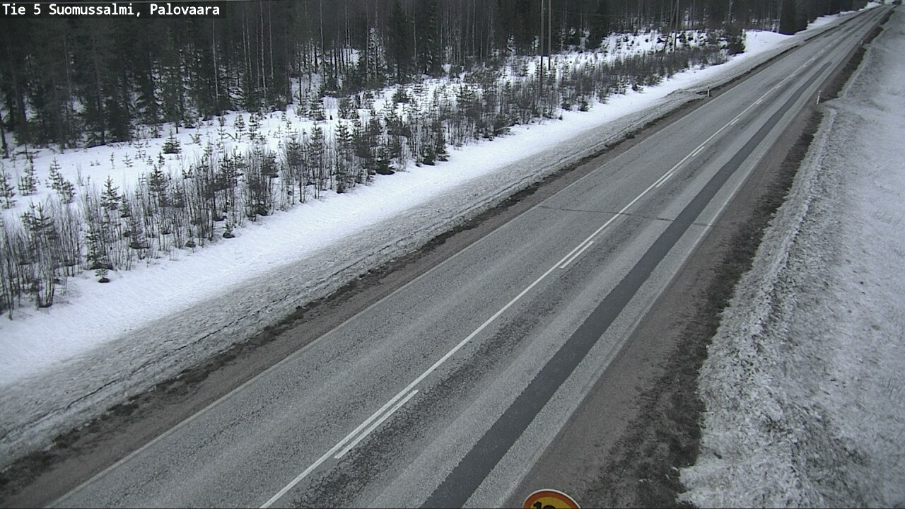 Weather Camera Image Road 5 Suomussalmi, Palovaara, Suomussalmi, Kainuu