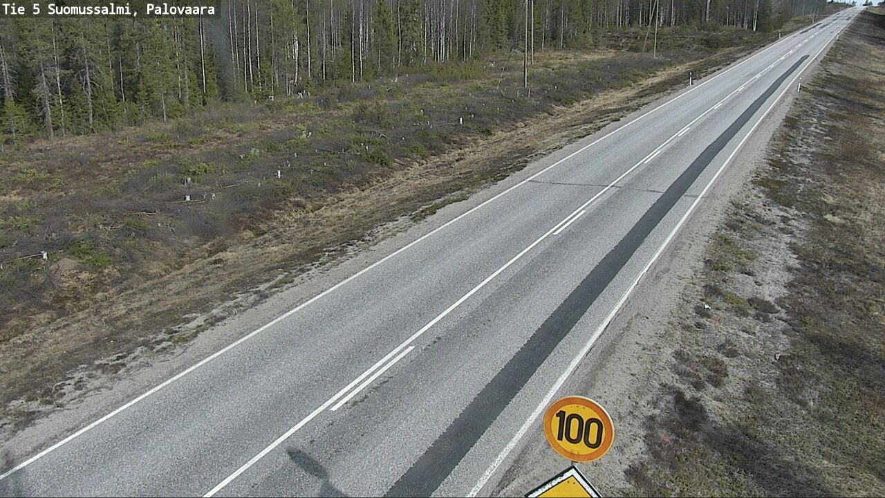 Kelikamerat Kuva Tie 5 Suomussalmi, Palovaara, Suomussalmi, Kainuu