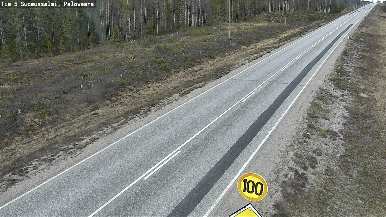 Kelikamerat Kuva Tie 5 Suomussalmi, Palovaara, Suomussalmi, Kainuu