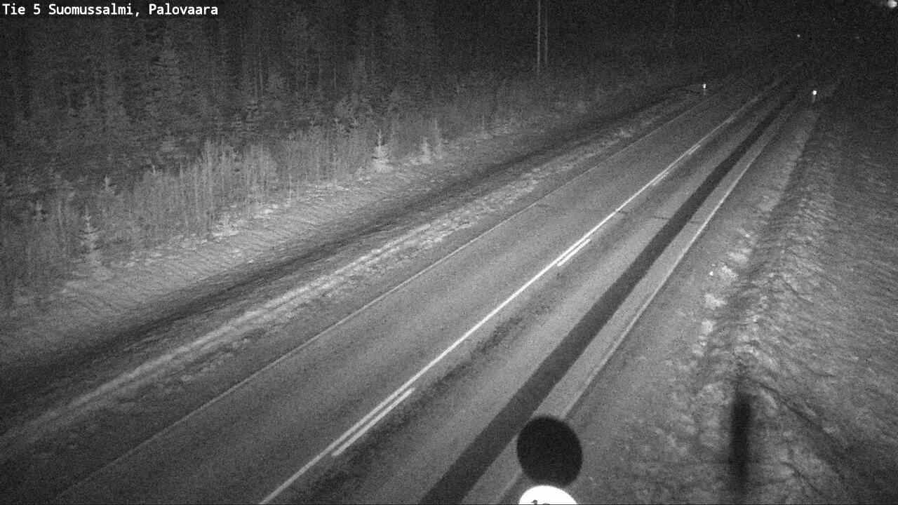 Weather Camera Image Road 5 Suomussalmi, Palovaara, Suomussalmi, Kainuu