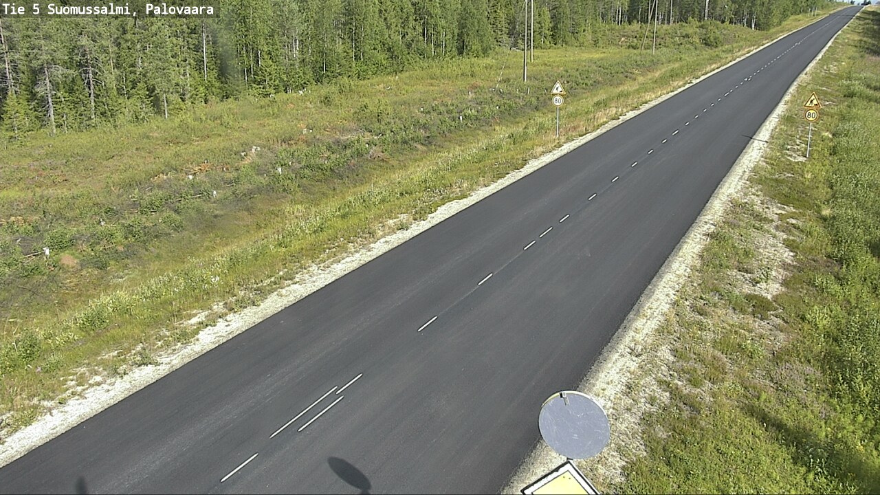 Kelikamerat Kuva Tie 5 Suomussalmi, Palovaara, Suomussalmi, Kainuu