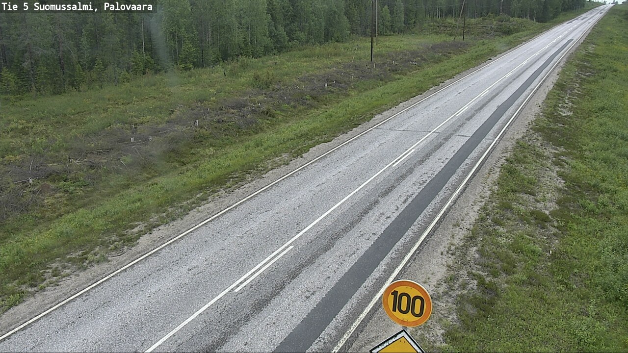 Kelikamerat Kuva Tie 5 Suomussalmi, Palovaara, Suomussalmi, Kainuu