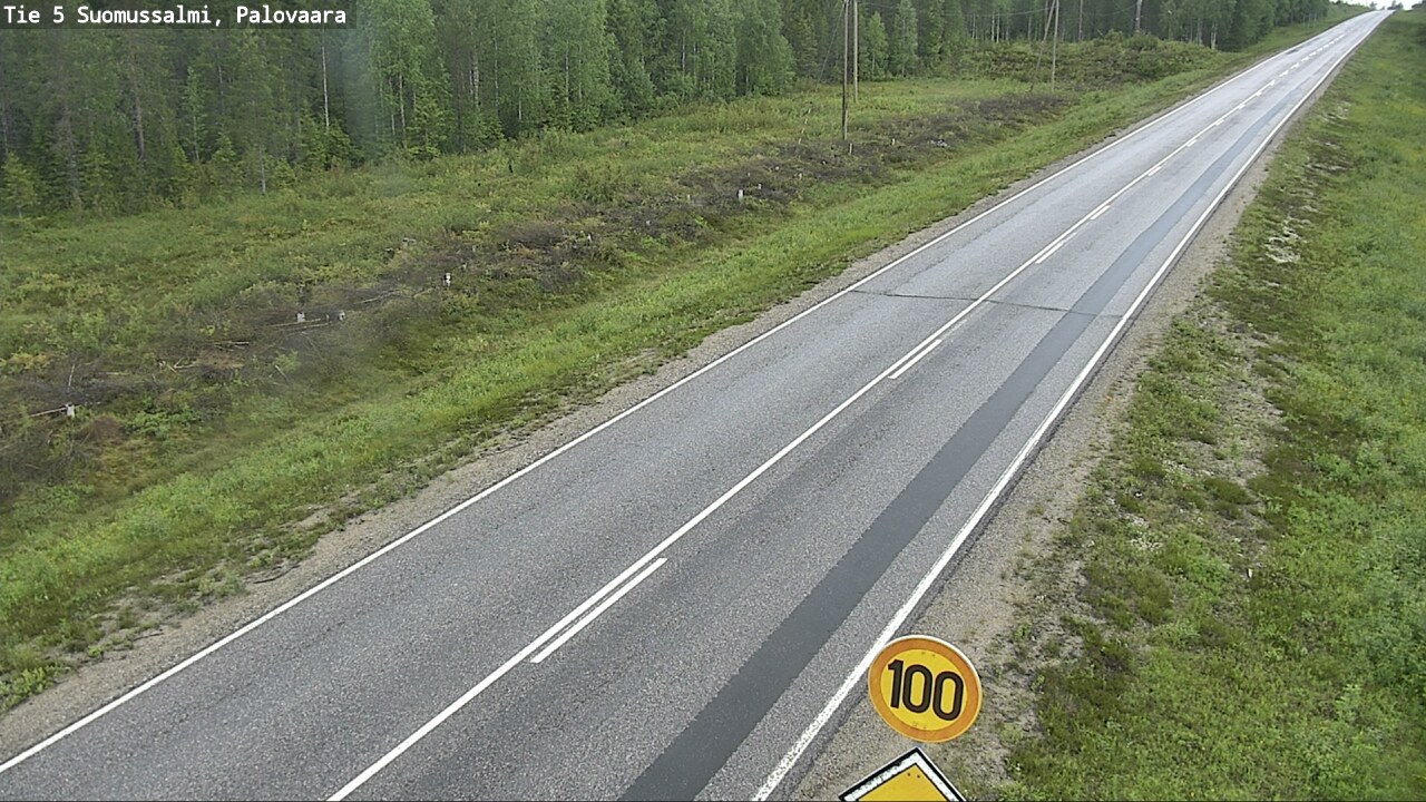 Kelikamerat Kuva Tie 5 Suomussalmi, Palovaara, Suomussalmi, Kainuu