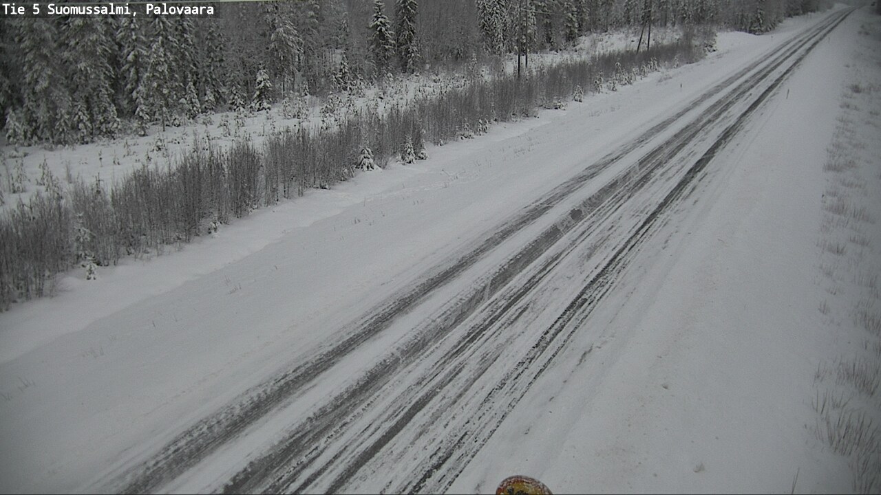 Weather Camera Image Road 5 Suomussalmi, Palovaara, Suomussalmi, Kainuu