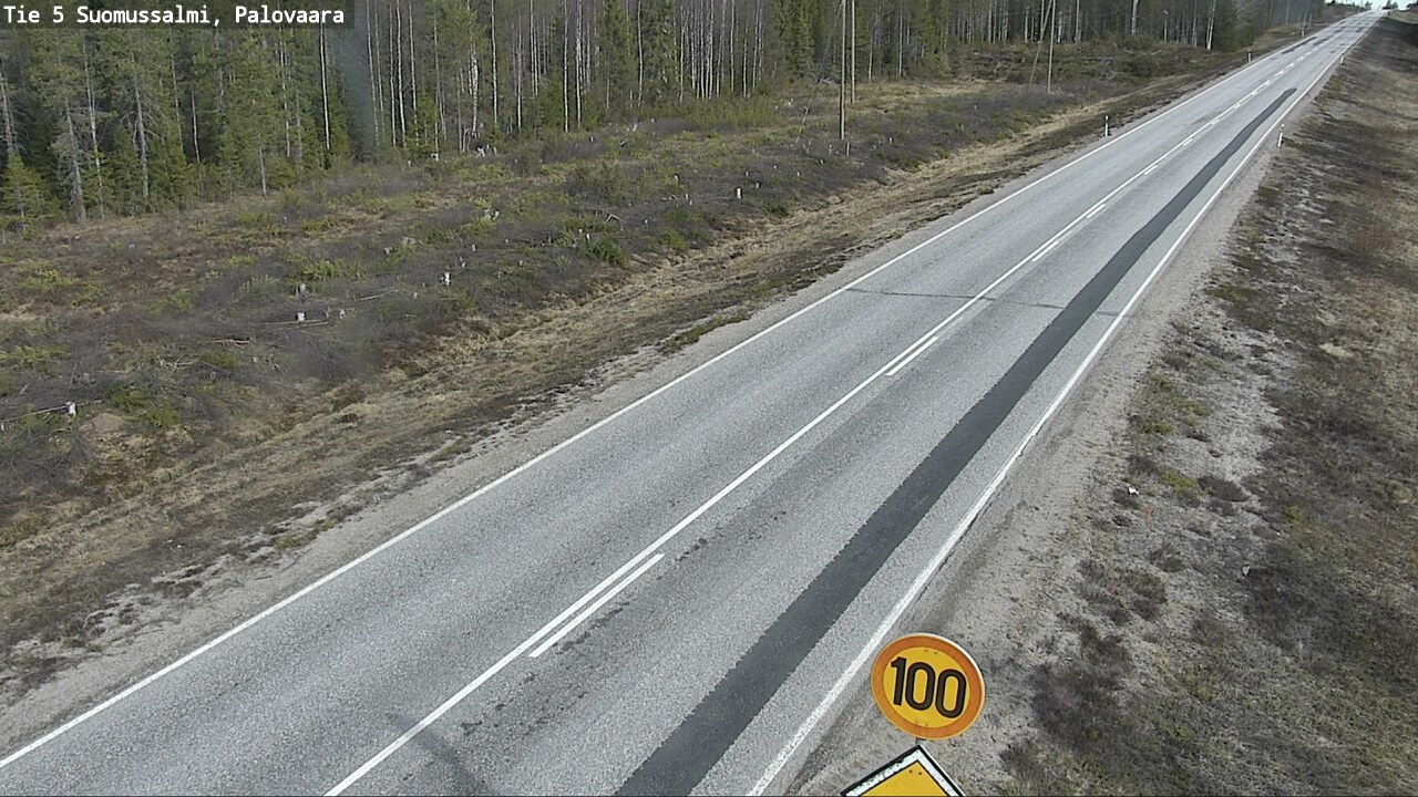 Kelikamerat Kuva Tie 5 Suomussalmi, Palovaara, Suomussalmi, Kainuu