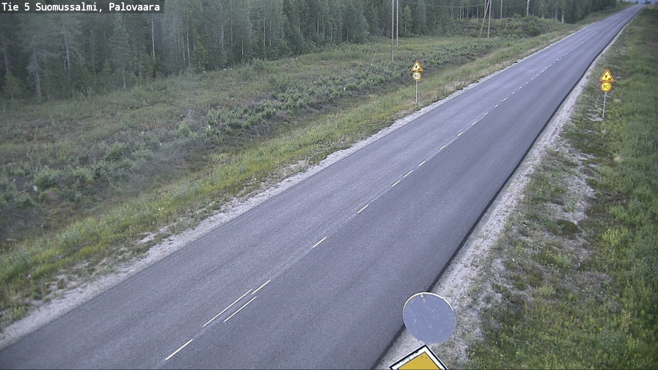 Kelikamerat Kuva Tie 5 Suomussalmi, Palovaara, Suomussalmi, Kainuu