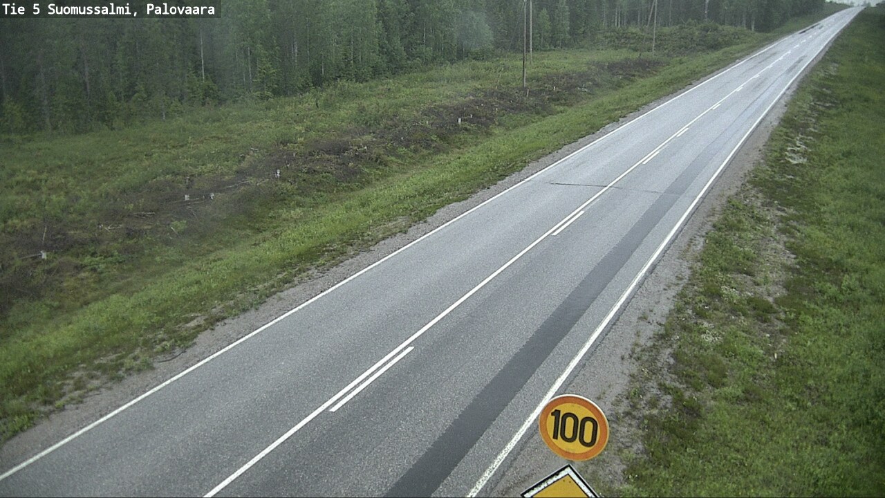Kelikamerat Kuva Tie 5 Suomussalmi, Palovaara, Suomussalmi, Kainuu