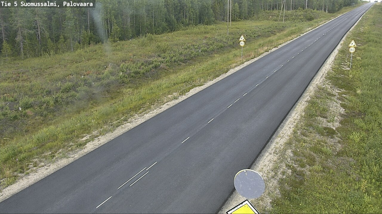 Kelikamerat Kuva Tie 5 Suomussalmi, Palovaara, Suomussalmi, Kainuu