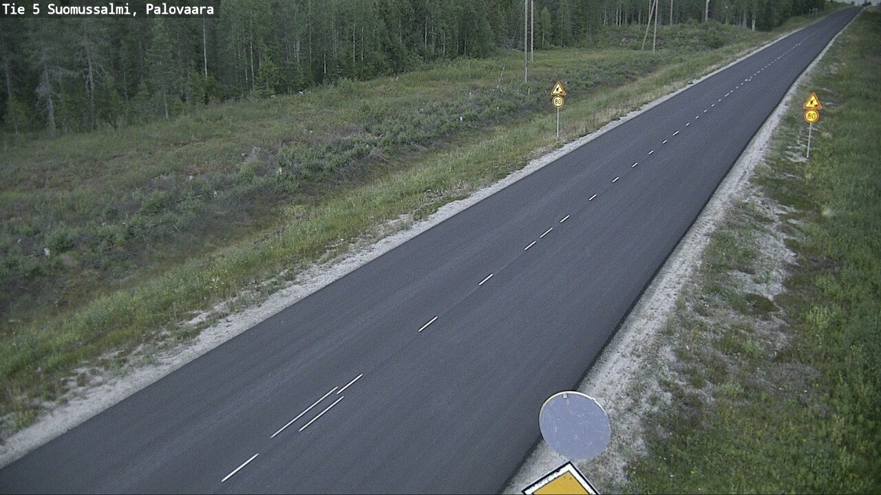 Kelikamerat Kuva Tie 5 Suomussalmi, Palovaara, Suomussalmi, Kainuu