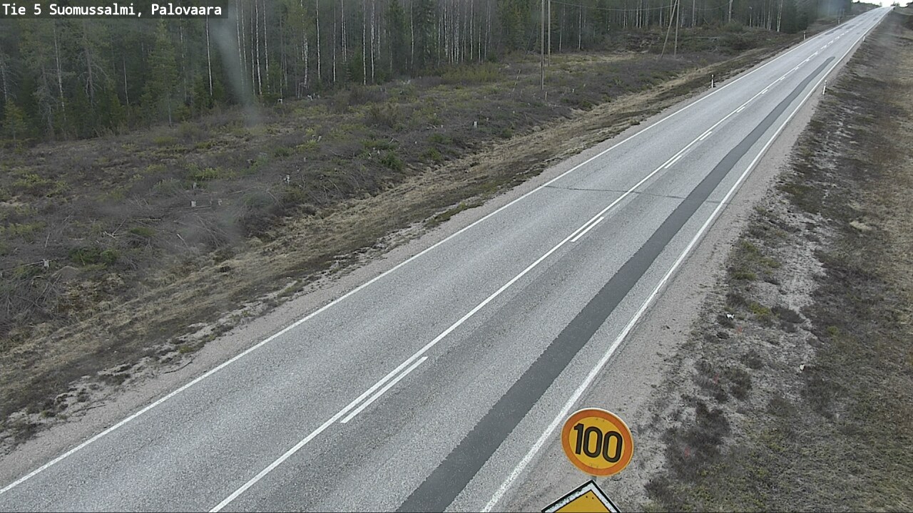 Kelikamerat Kuva Tie 5 Suomussalmi, Palovaara, Suomussalmi, Kainuu