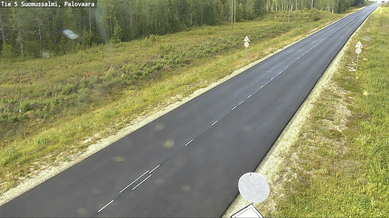 Kelikamerat Kuva Tie 5 Suomussalmi, Palovaara, Suomussalmi, Kainuu