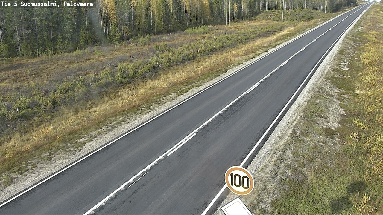 Kelikamerat Kuva Tie 5 Suomussalmi, Palovaara, Suomussalmi, Kainuu