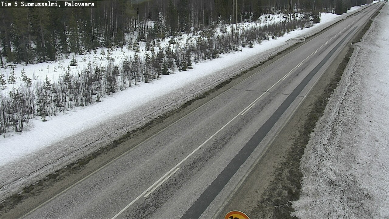 Weather Camera Image Road 5 Suomussalmi, Palovaara, Suomussalmi, Kainuu