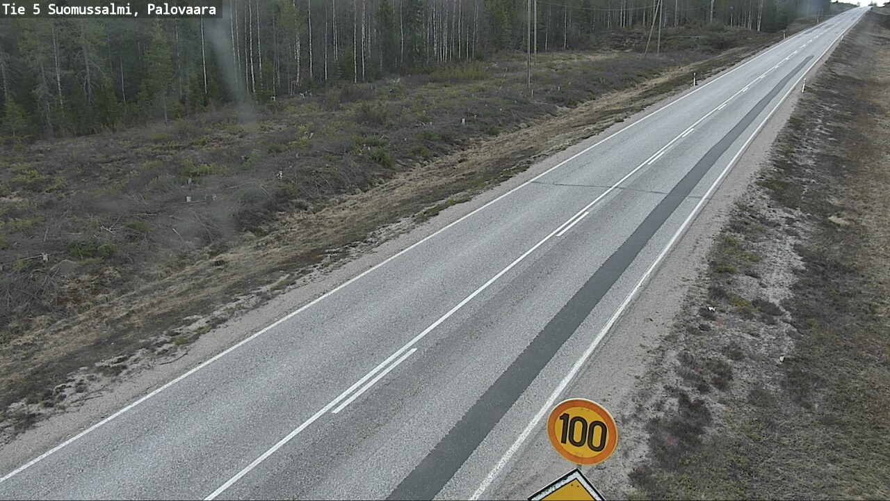 Kelikamerat Kuva Tie 5 Suomussalmi, Palovaara, Suomussalmi, Kainuu