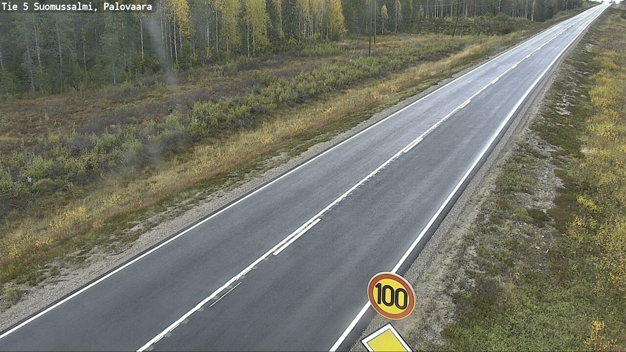 Kelikamerat Kuva Tie 5 Suomussalmi, Palovaara, Suomussalmi, Kainuu