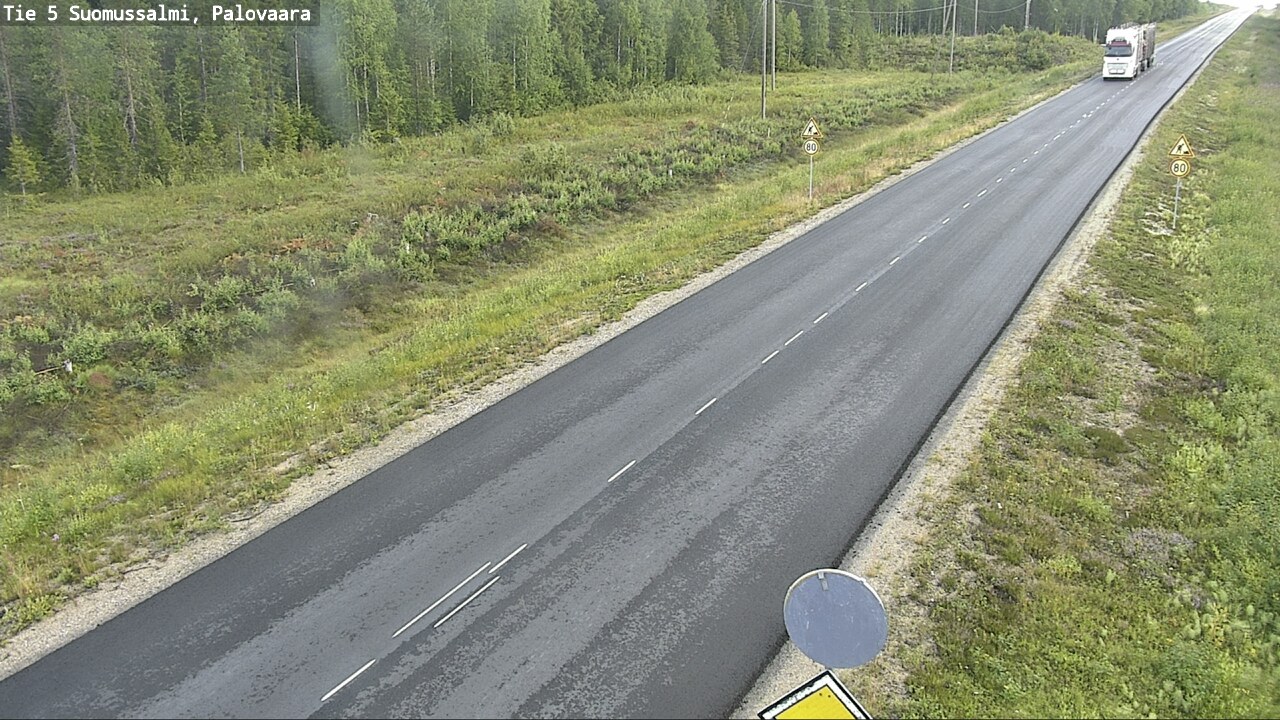 Kelikamerat Kuva Tie 5 Suomussalmi, Palovaara, Suomussalmi, Kainuu