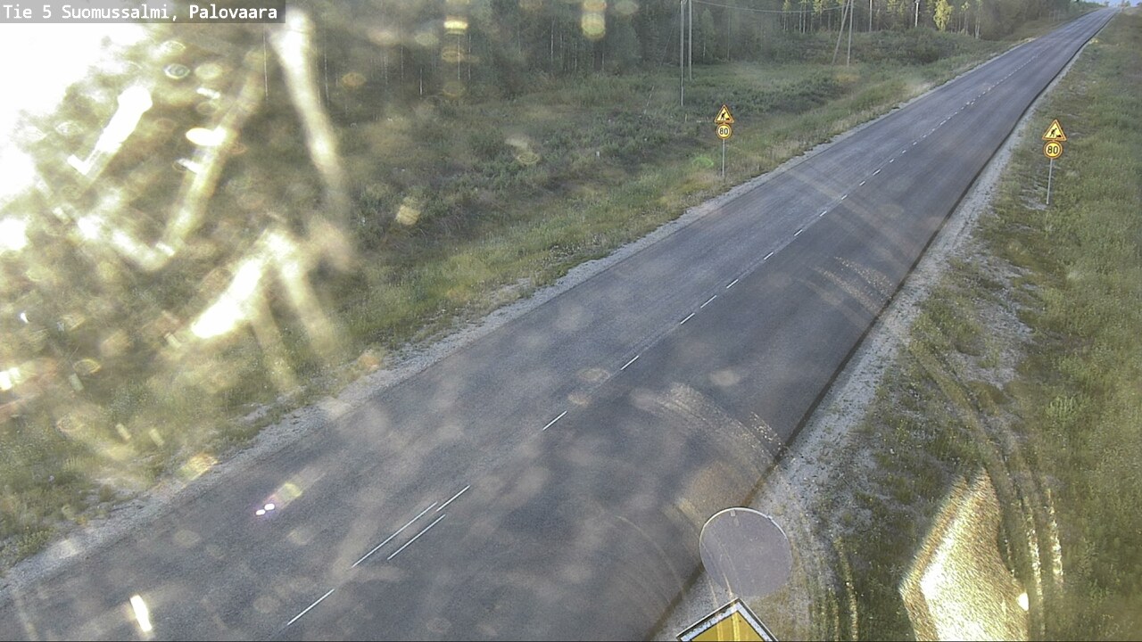 Kelikamerat Kuva Tie 5 Suomussalmi, Palovaara, Suomussalmi, Kainuu