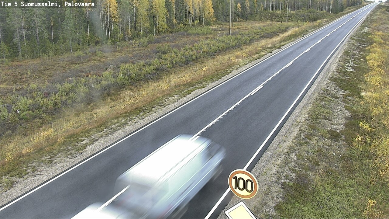 Kelikamerat Kuva Tie 5 Suomussalmi, Palovaara, Suomussalmi, Kainuu